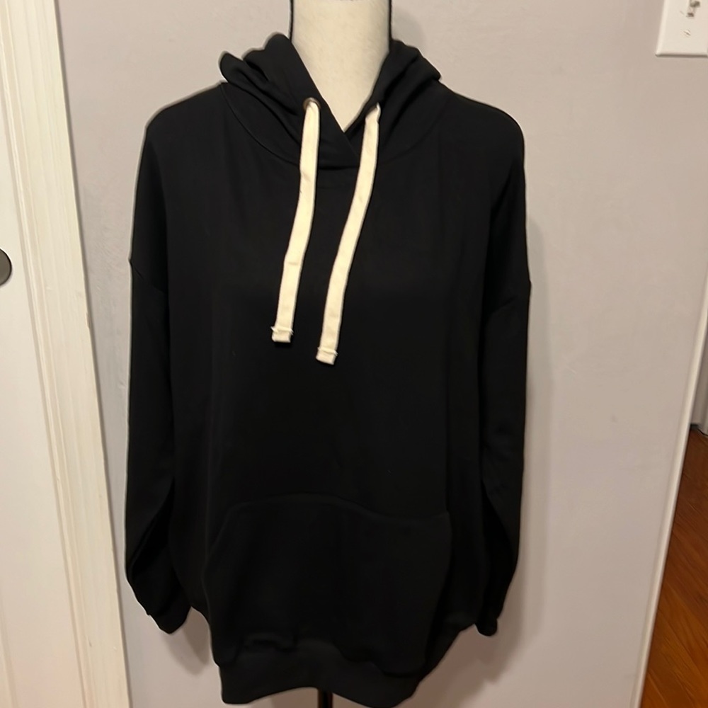 Super Soft Stretch Fleece Hoodie with Kangaroo Pocket